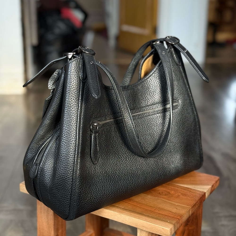 Coach bag Lori with brown suede interior - Picture 2 of 9
